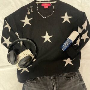 Y2K Cashmere Star Sweater Catherine Malandrino